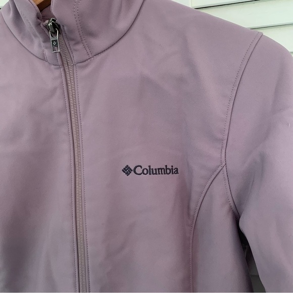 Columbia Women’s Softshell Jacket Small Purple Lilac Full Zip Pockets Gorpcore - Picture 4 of 13